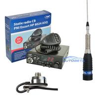 CB Radio PNI ESCORT CB 8024 ASQ + CB PNI ML160 Antenna with T941 Support