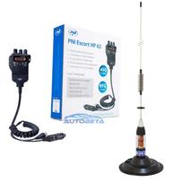 CB PNI Escort HP 62 radio station package, ASQ, RF Gain and CB PNI ML70 Antenna with 145 mm magnetic base included