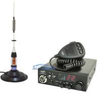CB PNI ESCORT HP 8024 ASQ radio station pack, 12-24 V, 40 channels, 4W + CB PNI ML70 antenna with magnet