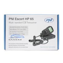 CB radio station PNI Escort HP 65 ASQ, multi-norm, RF Gain, ASQ, adjustable SQ, 12 - 24 V cigarette lighter socket inclu