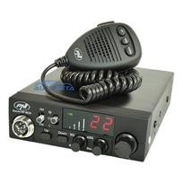 CB PNI ESCORT HP 8024 radio station package, 12V-24V ASQ + CB PNI S75 antenna with cable and fixed mount