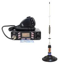 CB radio station package PNI Escort HP 6800 ASQ, 12 / 24 V with CB antenna PNI ML70 with magnet