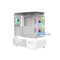 Zalman CHRONIX V2, ATX Mid Tower PC Case, 3 x 120mm ARGB Fans, White
