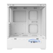 Computer case - darkFlash C365 270° View, 7 fan support, white
