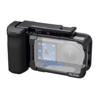 Case - Telesin Protective Case for DJI Osmo Action 6, Durable Aluminum, Quick Access, Black