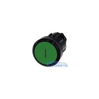 Siemens 3SU1000-0AB40-0AC0 elektriskais izpildmehānisms IP66 / IP67 / IP69 / IP69K melns-zaļš