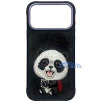 NIMMY case BIG EYED GIANT PANDA for IPHONE 18 Pro / 17 Pro black