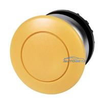 Eaton M22-DP-Y dzeltenais ieslēgtais spiedpogas actuators, momentāns, 22,5 mm, IP66 / IP67 / IP69K 216718