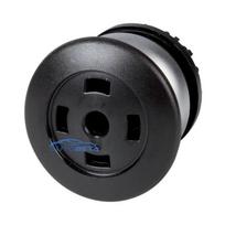 Eaton M22-DP-S-X iegremdēts spiedpogas aktuatators, momentāns, melns, 22,5 mm, IP66 / IP67 / IP69K 216728