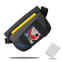 Divoom Pixoo sling bag V Premium Weather proof with Led Pixel Art Display & App Control Black