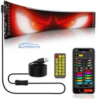 LED Matrix Pixel Panel, Scrolling Bright LED Advertising Signs, Flexible Display, Bluetooth APP Controlled