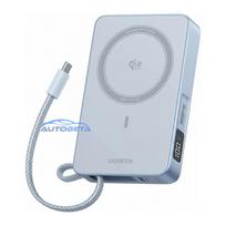 UGREEN PB773 MagFlow 10,000mAh 25W Magnetic Wireless Power Bank Qi2 Integrated 30W USB-C Fast Charging Cable MagSafe Com