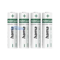 Hama NiMH uzlādējamās baterijas, AA Mignon, 2500 mAh, 1,2 V, 4 gab.