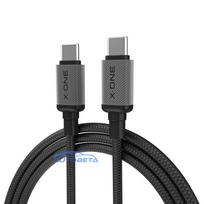 X-ONE TitanFlex data cable - type C to C - 5A max 240W 1,2 m black