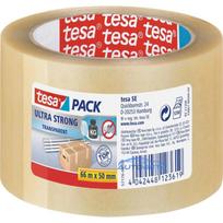 TESA ultra strong 66 m PVC caurspīdīga iepakojuma lente (57176)