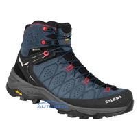 SALEWA Alp Trainer 2 Mid GTX Women's Hiking Boots - Java Blue / Fluo Coral - UK 4 (EU 36.5)