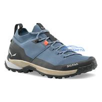 Salewa Puez 2 Knit PTX Hiking Shoes - Java Blue / Black, Size 44