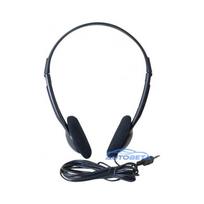 Exertis Connect On-Ear austiņas ar mikrofonu, 3,5 mm Jack, melnas (059204)