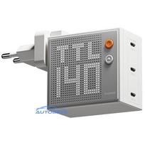 SHARGE Pixel 140 GaN lādētājs, 140W, 3x USB-C, punktmatricas displejs - balts