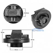 HEYNER Guminė domkrato atrama MERCEDES, Ø 7.8 cm, H 4.8 cm