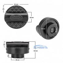 HEYNER Guminė domkrato atrama AUDI, Ø 6.4 cm, H 4.3 cm