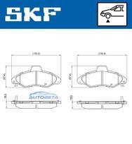 Brake Pad Set For Ford Escort