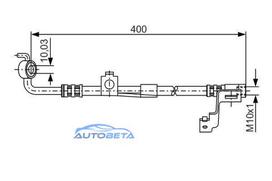 Ford Escort Mk6 Galio Stabdžių Šlaunelė ABL AFL ANL ALL AVL AAL