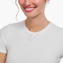 Thomas Sabo Ke2240 Ke2265 vėrinys su raide, 925 sidabras su cirkoniu