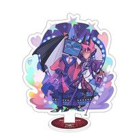 Anime Peripherals 15CM Acrylic Stand Velvet Alastor Vox Valentino Lucifer Adam The Exorcist Desktop Ornament Festival Gift 15cm