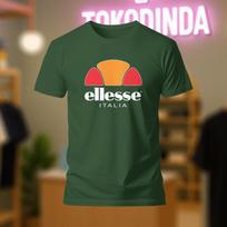 ELLESSEE Madingi marškinėliai su logotipu Juokingi Pagaminta JAV S-5XL Unisex marškinėliai M black