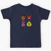 Five Nights at Freddy's 1 - Pixel art - The Classic 4 Kids T-Shirt 160 black