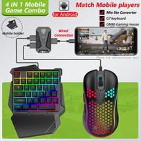 Gamwing 4-in-1 Mobile Game Keyboard & Mouse Combo Pack