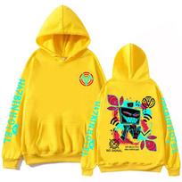 Hazbin Hotel Vox Print Hoodie Man Woman Harajuku 3XL yellow