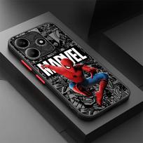 Dėklas Xiaomi Redmi Note 14 A4 13C 14C 10 13 Pro Plus 9S 12 11 Funda Telefono dėklas Spider-Man Heroes Return Redmi Note 11S