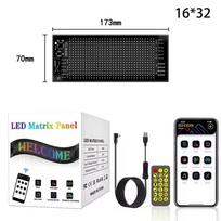 LED Matrix Pixel Panel DIY Programmable Flexible LED Display Demon Eyes Car LED Logo Bluetooth App Control Scrolling Night Light
