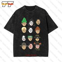 The y Faces Of Dwight Schrute The Office Vintage Oversized T-Shirt 8EGM M