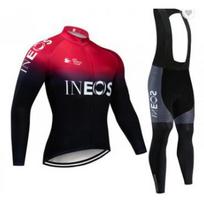 Long Sleeve Cycling Jersey Set Road Mountain Bike Moisture Wicking Breathable Men Women M