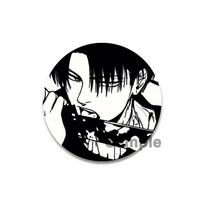 32/44/58mm Anime Ataka prieš Titanus Sagės Papuošalų Aksesuaras Cosplay Ženklelis Animacinis Dovanų Kuprinės Krepšio Sagos Ženkliukai Gerbėjų Kolekcija 32mm gray