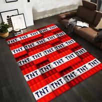 Pixel Art TNT Dynamite Pattern Rug Design Non-slip rug suitable for living room and bedroom sofas 70x100cm( 27x39in )