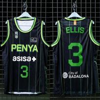 Penya Joventut Badalona 2026/27 Basketball Jersey, Unisex Sleeveless Breathable Quick Dry Training Vest, Street Sports Tank Top 2XL black