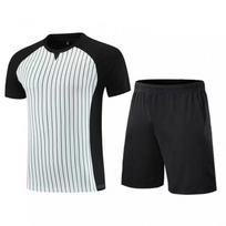 Basketball Referee Uniform Set Breathable Sports Outfit Men Women XL white