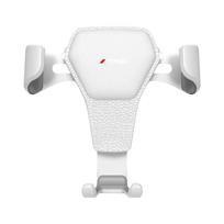 Automobilinis telefono laikiklis į oro ventiliacijos angą G-jutiklis Išmanusis telefonas GPS stovas Toyota TRD GR Yaris Mark-X Mirai Yaris Corolla Avensis Aygo Vitz Vios TRD white