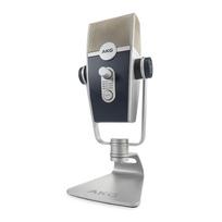 AKG LYRA C44 USB Condenser Microphone for Windows and Blucoil Pop Filter Windscreen USB Extension Cable iOS, Android, Mac, PC, 3-FT 2.0 Type-A