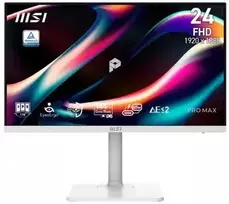 Monitorius MSI PRO MAX 241PHW E14 23,8 col. IPS FHD 144 Hz 1 ms HDMI2.0 DP USB Type C PD65W HUB USB garsiakalbiai reguliuojamas aukštis