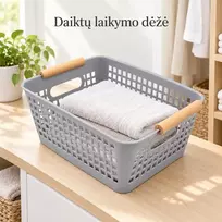 Rankšluostis Plastikinis daiktų laikymo krepšys su rankenomis TR2365B