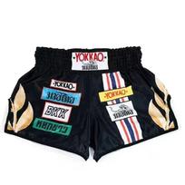 YOKKAO Muay Thai Šortai Suaugusiems Vaikams Greitai Džiūstantys Tamprios Treniruočių Kelnės Bokso MMA Bėgimo Sporto Salės Treniruotėms Kids L Recommended Height 110cm