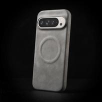 Prabangus verslo suede avikailio odos dėklas Google Pixel 10 9 8 7 Pro XL 8A 7A, magnetinis, Magsafe belaidžio įkrovimo dangtelis For Pixel 7A