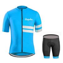 RAPHA Cycling Jersey Set Short Sleeve Breathable Quick Dry Men Women Road Mountain Bike Sports 5XL