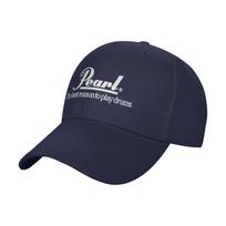 Pearl Drums Logotipas Trucker Kepurė Vyriška Kepurė Moteriška Kepurė Moteriška Beisbolo Kepurė One Size gray