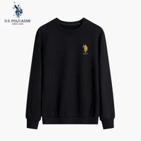 JAV. POLO ASSN. Vyriškas džemperis apvalia iškirpte 3XL black